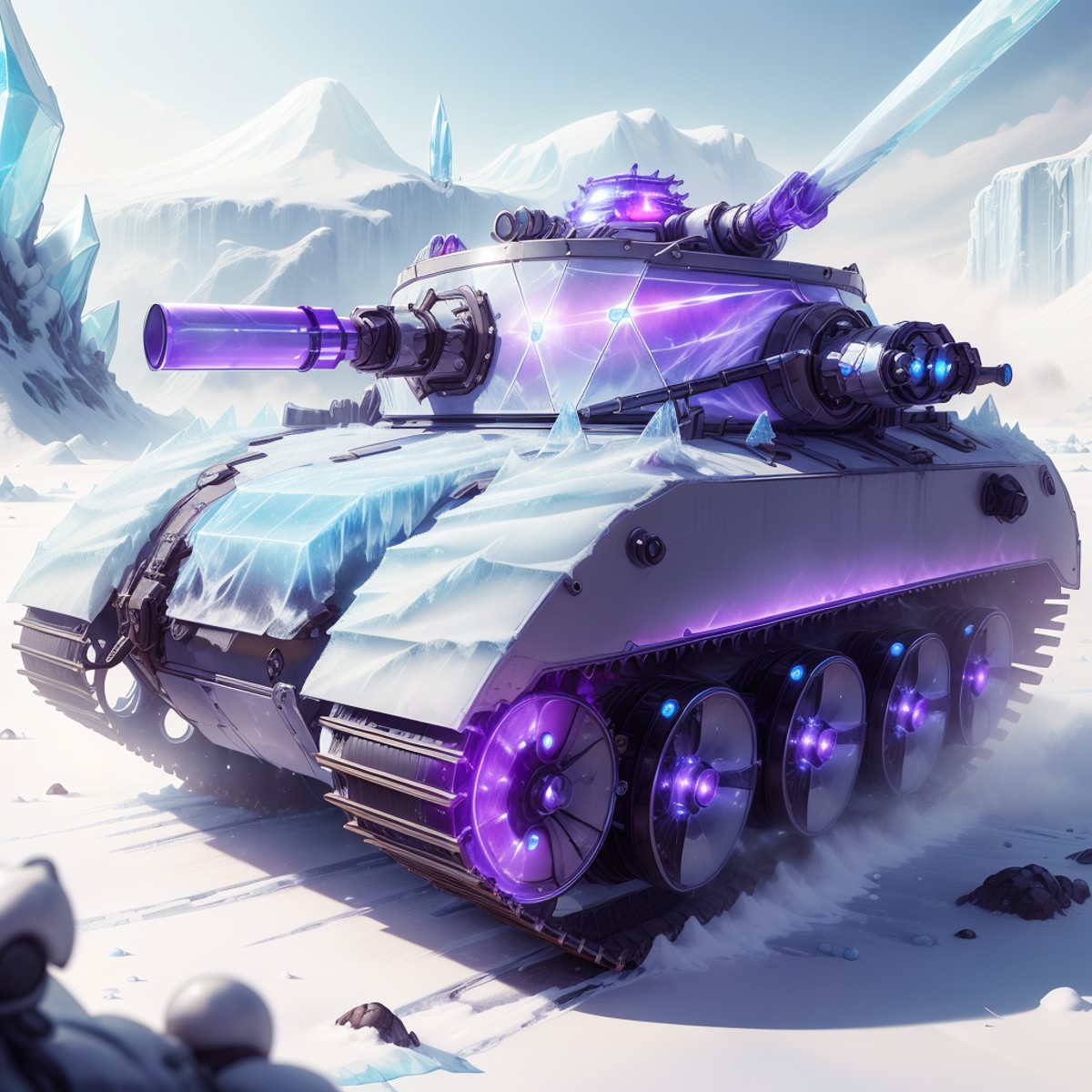 06558-3052377356-,frostracetech, cryogenic , scifi , ground vehicle, optical prisms,_tank on a battlefield.png